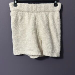 Women’s fuzzy shorts